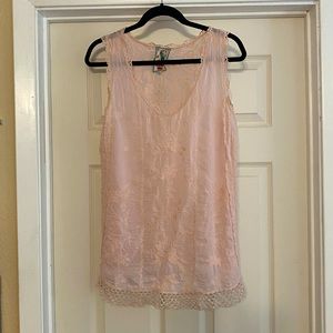 Johnny Was Lacy shell / cami.